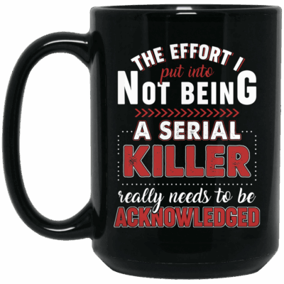 15 oz. Black Mug