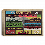 RT's Prayer Gallery Wrapped Framed Canvas Prints - Unframed Poster