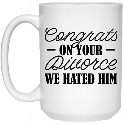 15 oz. White Mug