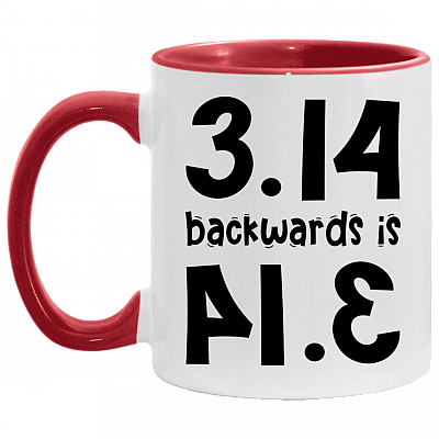 314 Backwards Is 413 Happy Pi Day 2020 Accent Mug