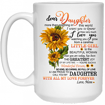 15 oz. White Mug