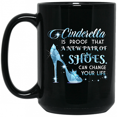 15 oz. Black Mug