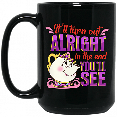 15 oz. Black Mug