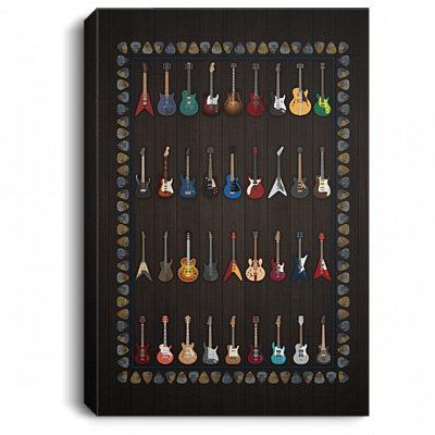 Guitar Lover Gallery Wrapped Framed Canvas Prints - Unframed Poster - Home Decor Wall Art