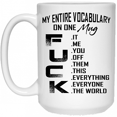 15 oz. White Mug