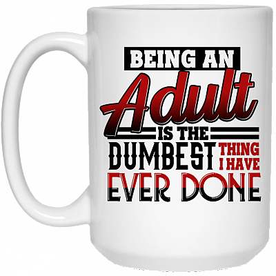 15 oz. White Mug