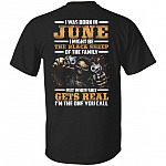 CubeBik I-Was-Born In June I Might Be The-Black-Sheep Of The Family I'm The One You Call Print On Back T-Shirt