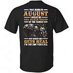 CubeBik I-Was-Born In August I Might Be The-Black-Sheep Of The Family I'm The One You Call Print On Back T-Shirt CubeBik I-Was-Born In August I Might Be The-Black-Sheep Of The Family I'm The One You Call Print On Back T-Shirt