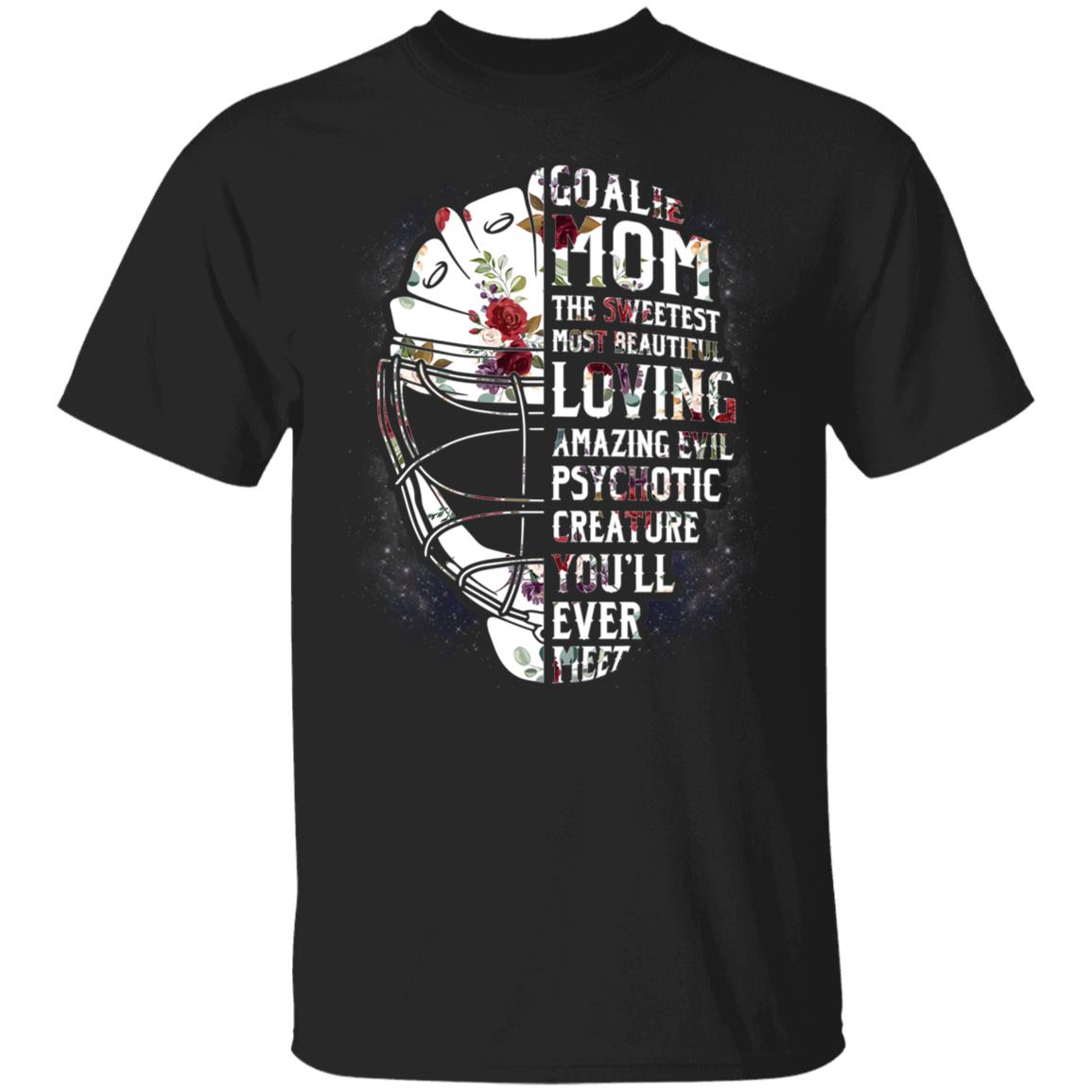 CubeBik Goalie T-Shirt - Funny Hockey Mom Shirt