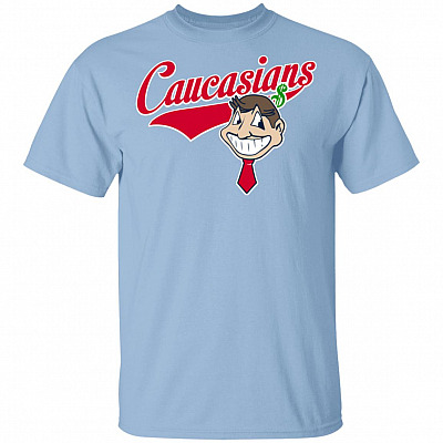 Caucasians Dollar Man Funny Cleveland Baseball T-Shirt