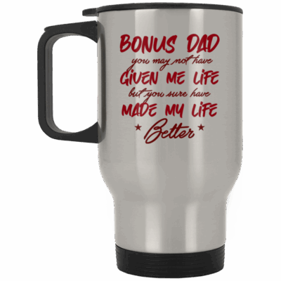 14 oz. Silver Travel Mug