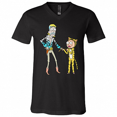 Joe True American Hero Exotic The Tiger King T-Shirt V-neck - I Saw A Tiger Funny Tiger Lover Shirt