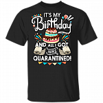 It's My Birthday And All I Got Was Quarantined T-Shirt - Birthday Gifts 2020 Shirt, Black, Unisex T-Shirt It's My Birthday And All I Got Was Quarantined T-Shirt - Birthday Gifts 2020 Shirt, Black, Unisex T-Shirt
