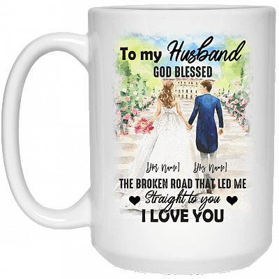 15 oz. White Mug
