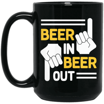 15 oz. Black Mug