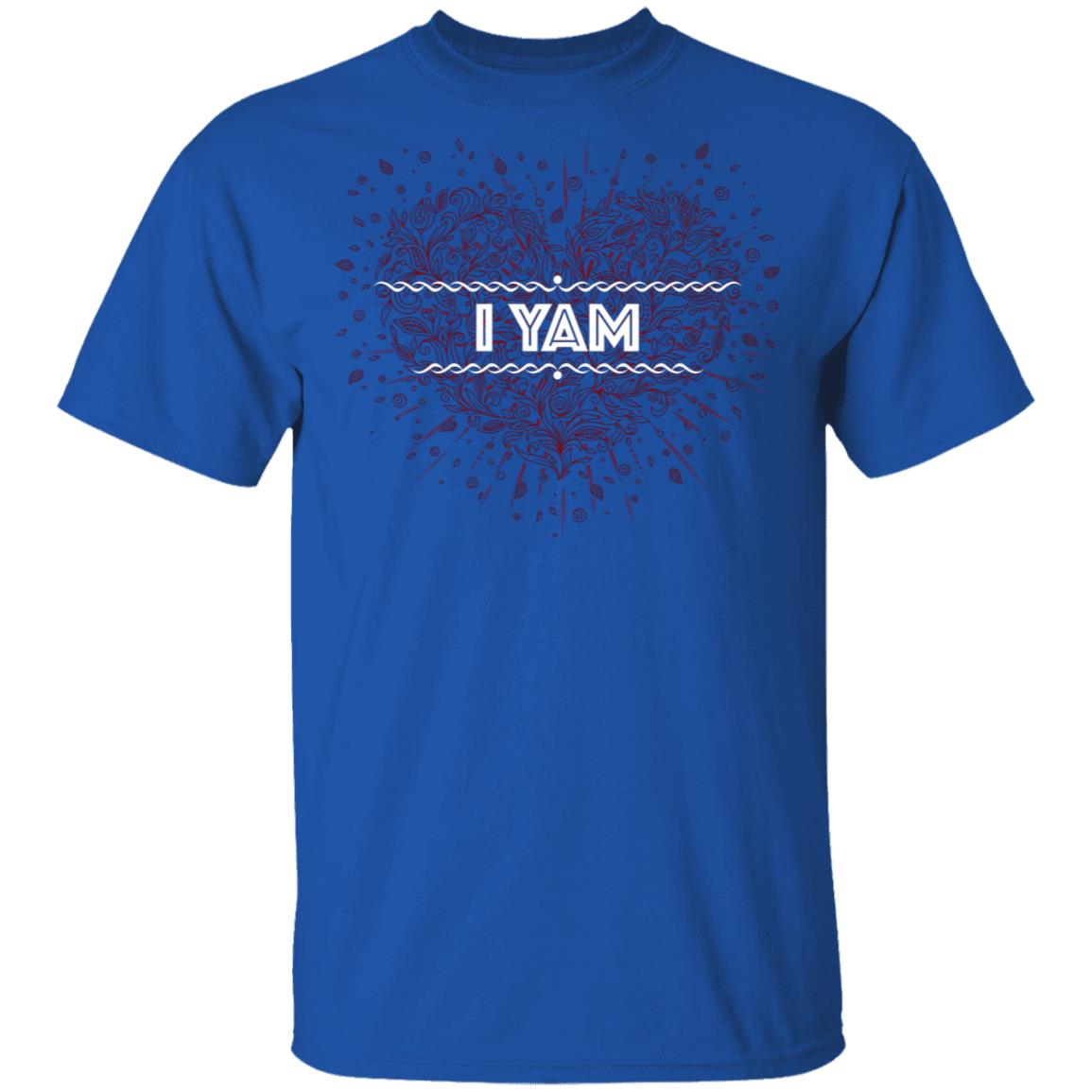 I Yam Couples - She's My Sweet Potato T-Shirt - Love You Forever Tee, Royal, Unisex T-Shirt