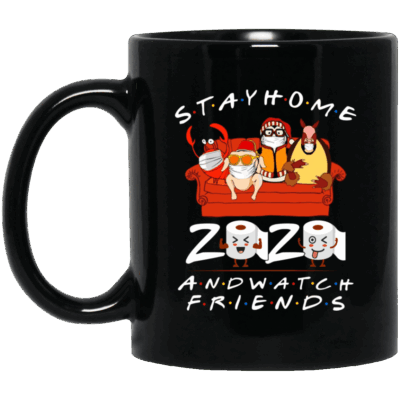 Stay Home And Watch TV Series Film With Friends Coffee Mug – Beer Stein – Water Bottle – Color Changing Mug