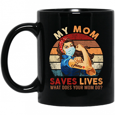 11 oz. Black Mug