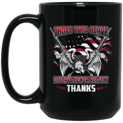 15 oz. Black Mug