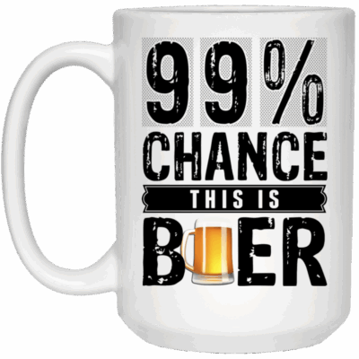 15 oz. White Mug