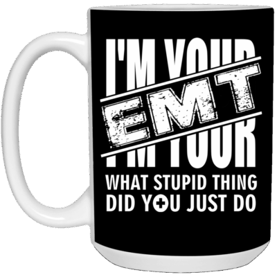 15 oz. White Mug