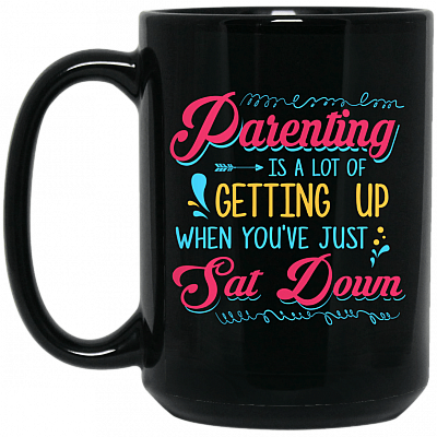 15 oz. Black Mug