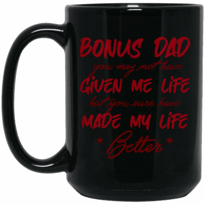 15 oz. Black Mug