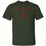 Finit HIC Deo God Ends Here Nun T-Shirt - The Upside Down Cross, Forest, Unisex T-Shirt Finit HIC Deo God Ends Here Nun T-Shirt - The Upside Down Cross, Forest, Unisex T-Shirt