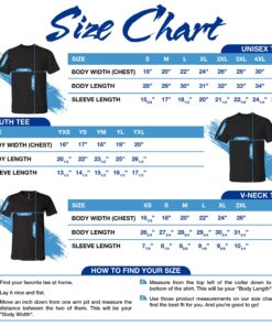 Custom Apparel T-Shirt Size Chart