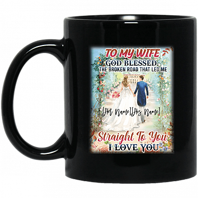 11 oz. Black Mug