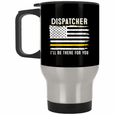 14 oz. Silver Travel Mug