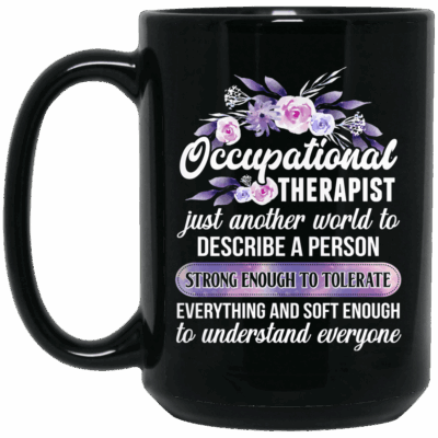 15 oz. Black Mug