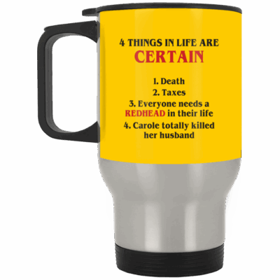 14 oz. Silver Travel Mug