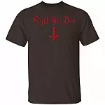Finit HIC Deo God Ends Here Nun T-Shirt - The Upside Down Cross, Dark Chocolate, Unisex T-Shirt Finit HIC Deo God Ends Here Nun T-Shirt - The Upside Down Cross, Dark Chocolate, Unisex T-Shirt