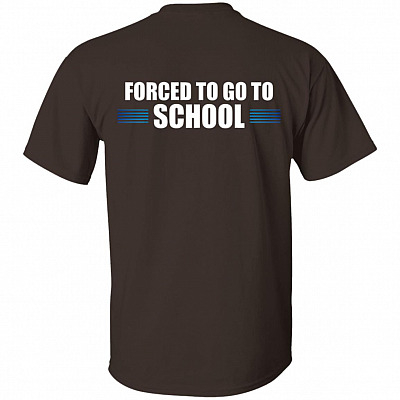 Alternative view of Born to Be Paleontologist Forced to Go School 2 Sided Kid T-Shirt