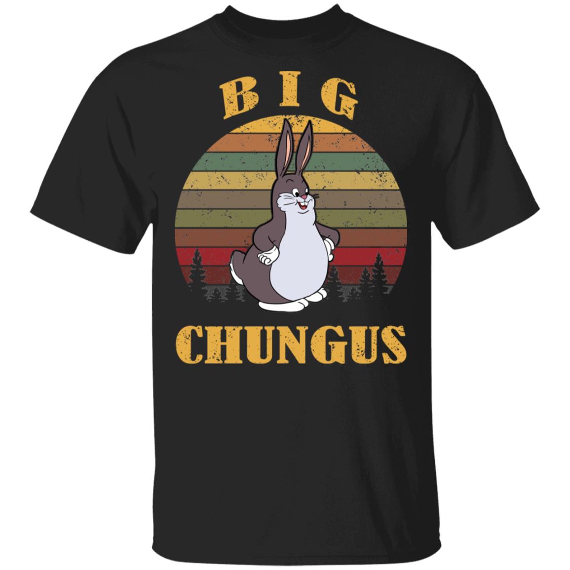 Big Chungus Vintage Retro Best T-Shirt, Black, Unisex T-Shirt