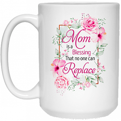 15 oz. White Mug