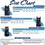 Custom Apparel Tank Top Size Chart