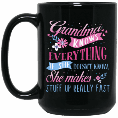 15 oz. Black Mug