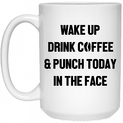 15 oz. White Mug