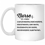 Nurse Definition Ceramic Coffee Mug - Water Bottle