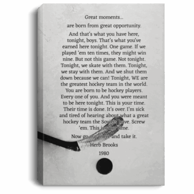 You Were Born To Be Hockey Player Framed Canvas Prints -  Unframed Poster -  Home Decor Wall Art