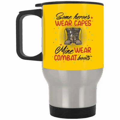 14 oz. Silver Travel Mug