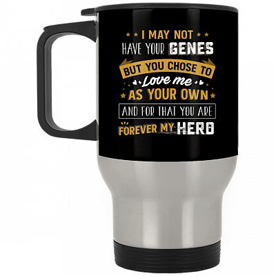 14 oz. Silver Travel Mug