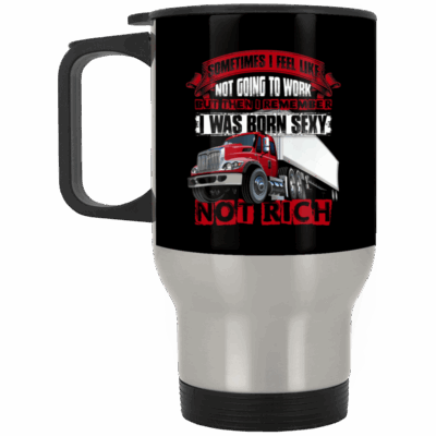 14 oz. Silver Travel Mug