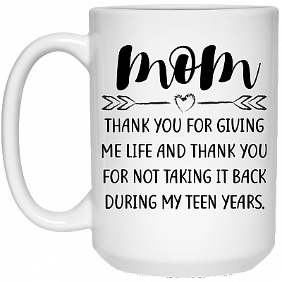 15 oz. White Mug