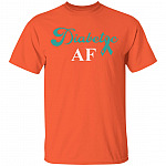 Diabetic AF Diabetes Awareness T-Shirt, Orange, Unisex T-Shirt