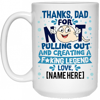 15 oz. White Mug