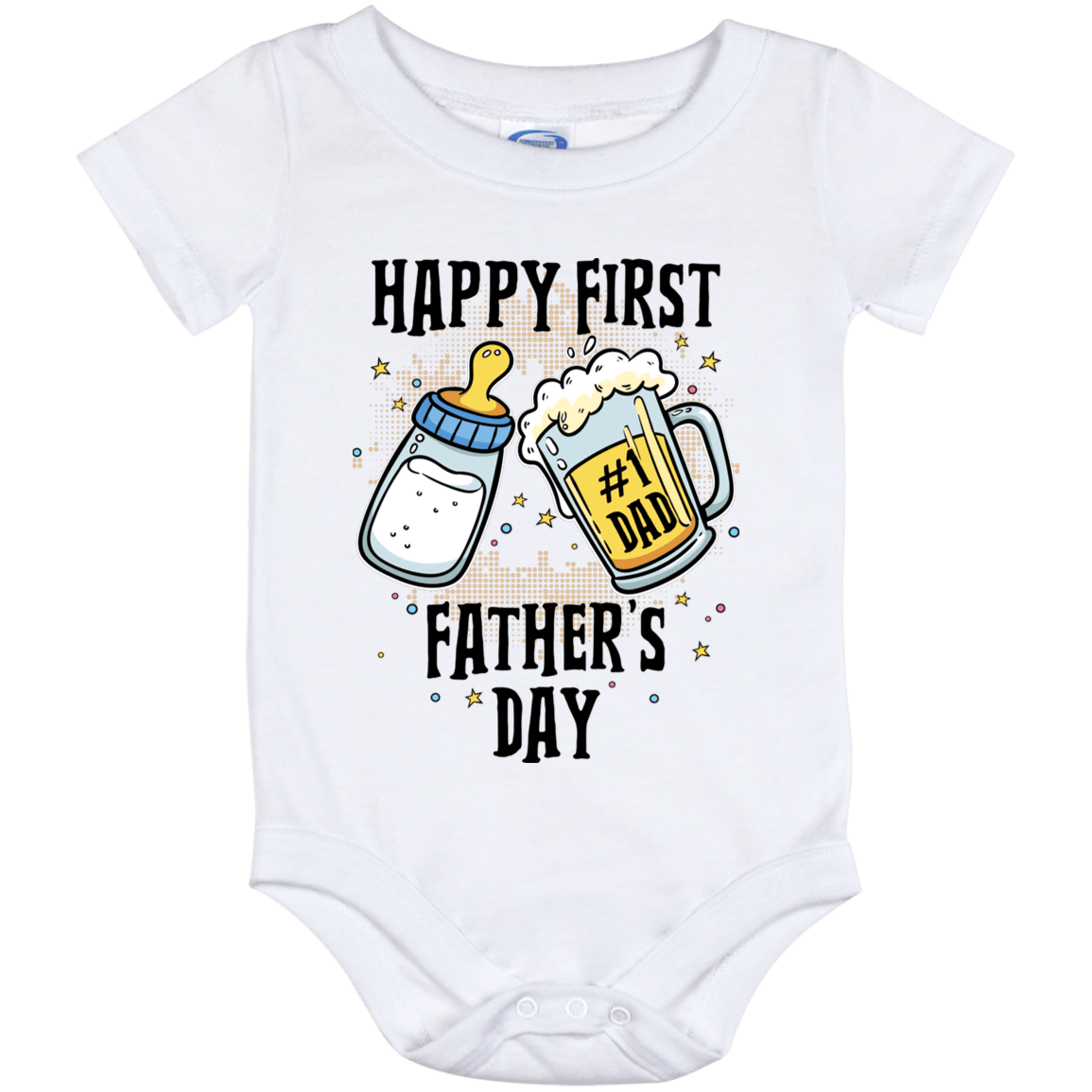 dads first fathers day onesie