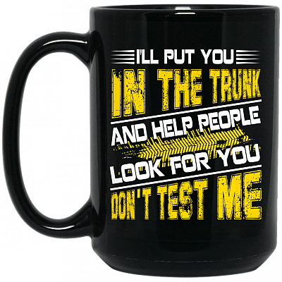15 oz. Black Mug